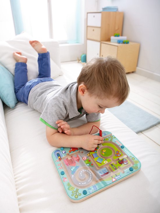 Haba Magneetspel Peuterspeelgoed Stadslabyrint