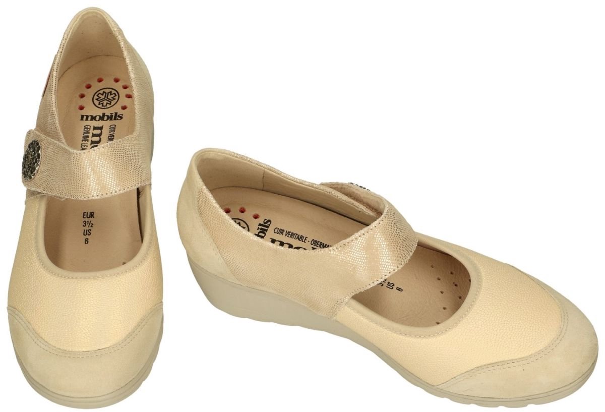 Mobils Ergonomic -Dames - beige - ballerina's & mocassins - maat 37.5