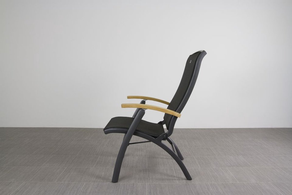 Hartman Lot de 4 Da Vinci chaise de jardin réglable - Teck