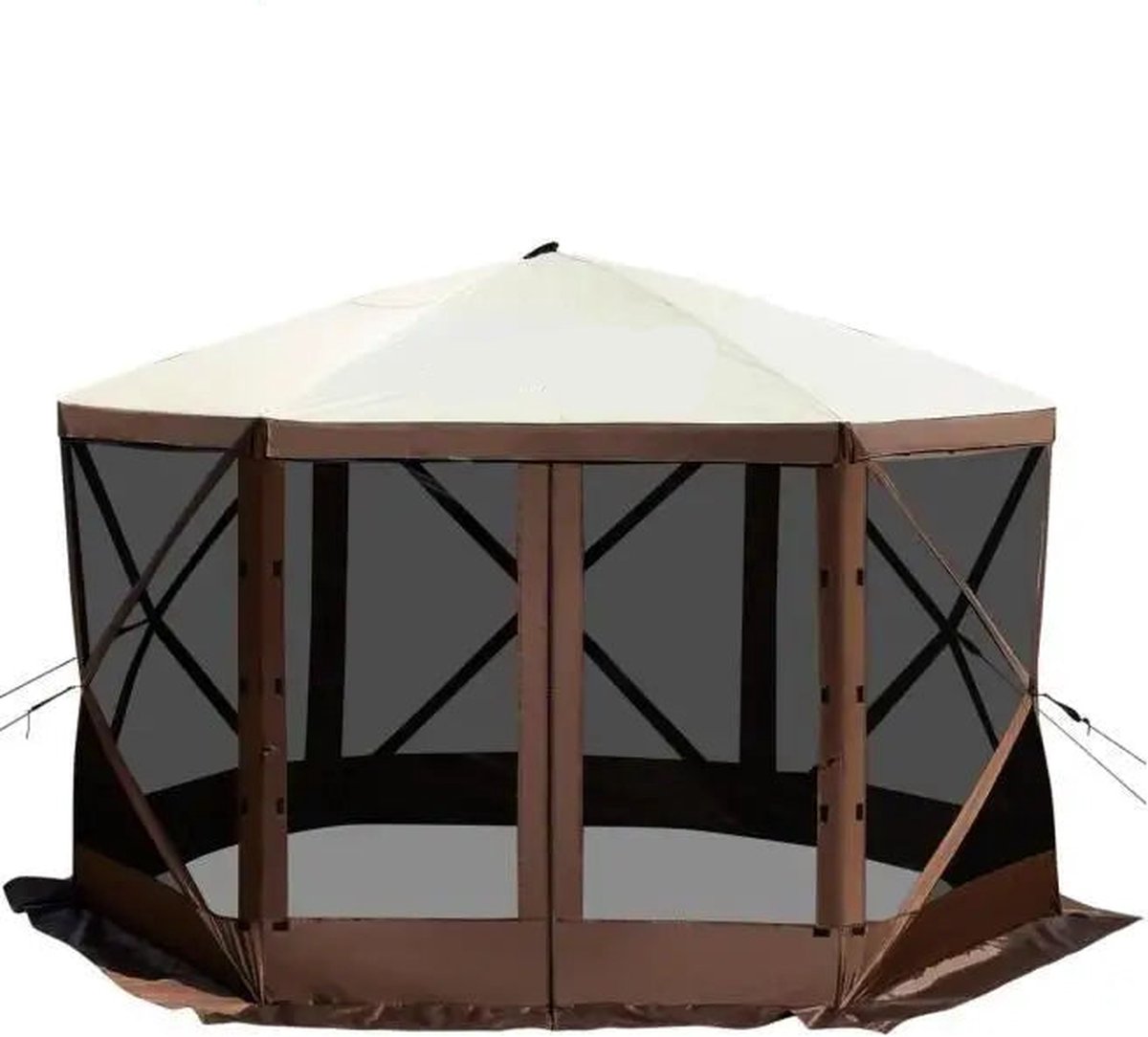 Camping - Partytent - Camping Gazebo - Tent - Luifel - Camping Luifel - 12 x 12 ft - Zonwering Tenten & Luifels Kamperen & Wandelen