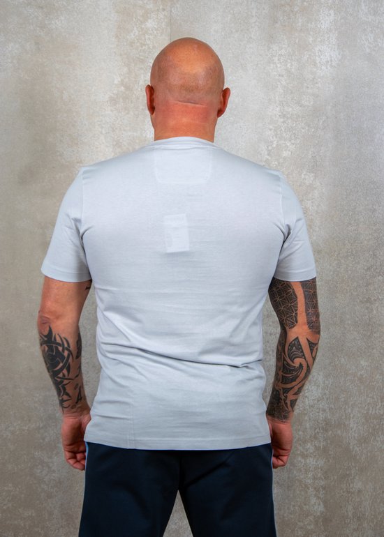 Hugo Boss Tee Tape Logo Maillot gris pastel clair