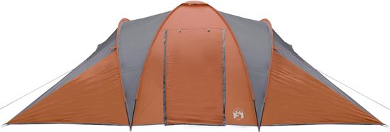 vidaXL - Koepeltent - 6-persoons - waterdicht - grijs - en - oranje van Vidaxl — afbeelding 5