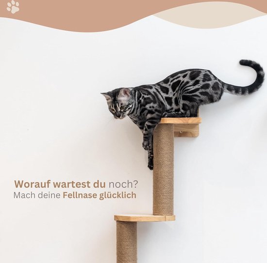 Ontdek de Kattenboom Houten Krabpalen van