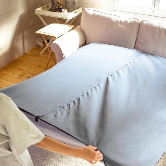 2-in-1 katoenen lichtgewicht XL lakenzak voor 2 personen — afbeelding 2