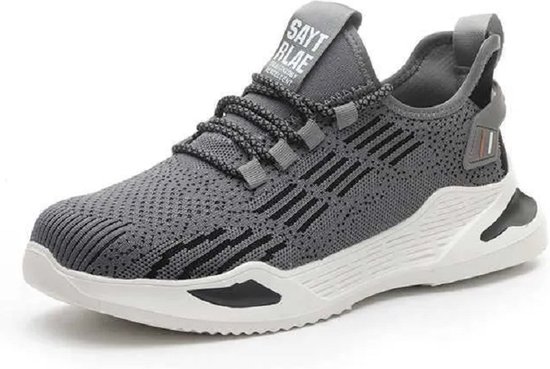 KOIFISH Veiligheidsschoenen Dames Werkschoenen Licht Ademend Stalen Neus Schoenen Antislip Sportief Beschermende Sneakers Roze/36