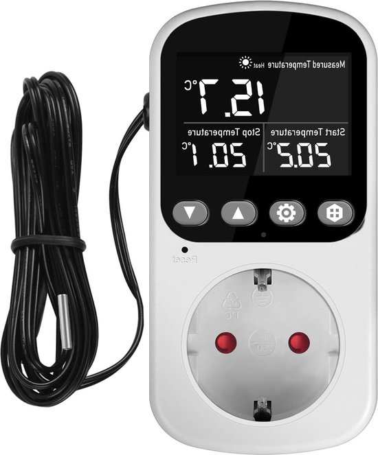 Digitaler On/Off Temperaturregler für PT100 Temperaturfühler