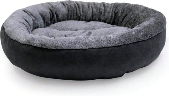 S&E Donut Hondenmand- Anti-Stress – Super Zacht en Fluffy -55x55cm – M