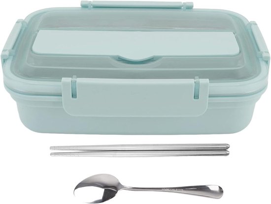 Yamobi Bento-Snack-Container met lekvrije deksels, 3 compartimenten