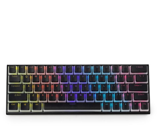 60% Mechanisch Gaming Keyboard – Pudding keycaps - RGB - Bedraad
