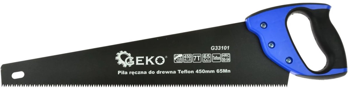 GEKO Handzaag - 450 mm - Teflon Coating - Ergonomische Grip
