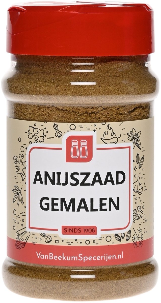 Goedkoopste Van Beekum Specerijen - Anijszaad Gemalen - Strooibus 130 gram