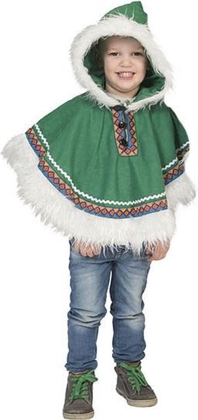 Funny Fashion - Eskimo Kostuum - Eskimo Kimi, Baby Kind Kostuum - groen -  One Size -... | bol.com
