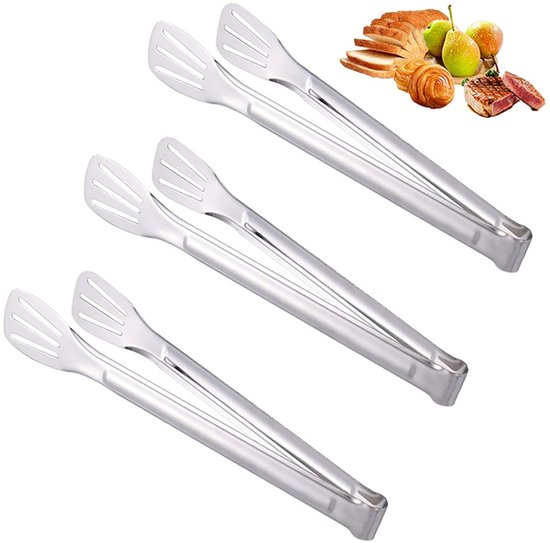 2-pack Roestvrijstalen Keukentang, Frituurtang, Precisietang Voor Het Koken En Repareren Van Zeevruchten 30 Cm~p140935773