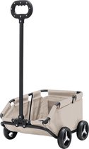 Poussette pliable Chiens Chiens - Chiens avec fenêtre en maille - Transport Animaux domestiques jusqu'à 15 kg - Transports pour Chiens et Chats - Grijs
