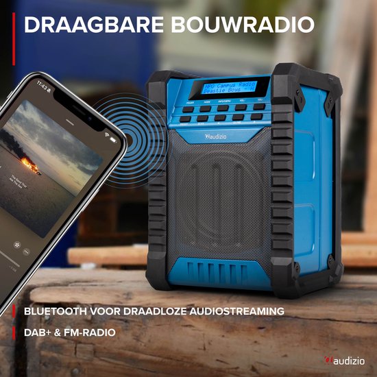 Medion E66809 Retro Radio - DAB /PLL FM-radio - Elk 30 Voorkeuzezenders Bluetooth 5 3 Zonnepaneel Geintegreerde Li Ion Batterij 25 W Rms