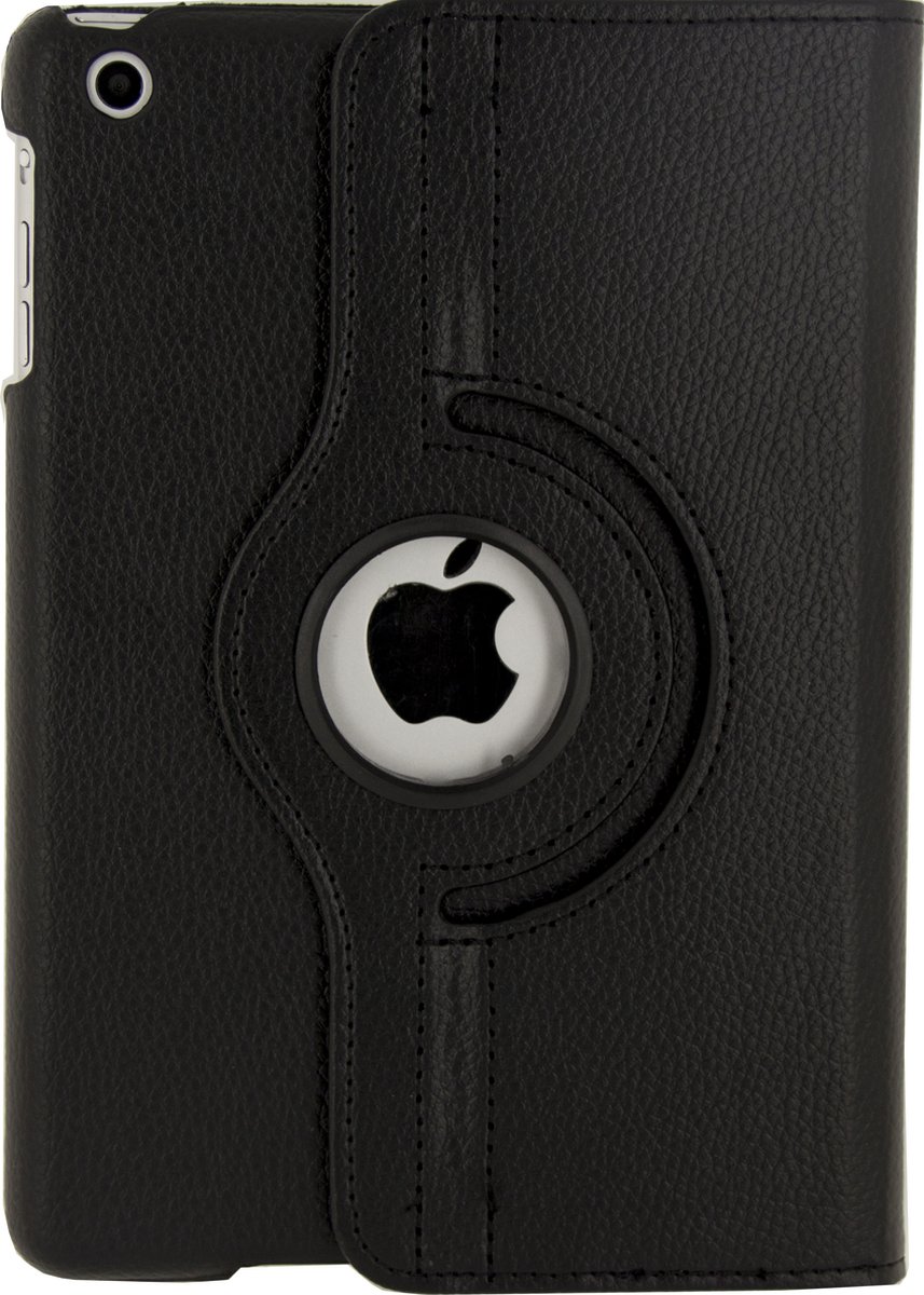 Xccess Tablethoes geschikt voor Apple iPad Mini 2 (2013) Hoes | Xccess Rotating Stand Draaibare Bookcase - Zwart