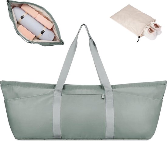 Yogamattas - Premium multifunctionele tas met grote capaciteit - schattige gymtas yoga mat houder-yoga tas voor mat - zwarte gymtas - yogatassen en dragers passen op al je spullen - yogatassen voor
