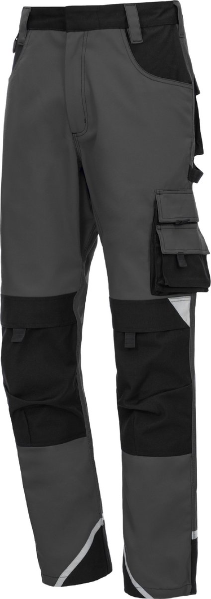 Nitras Motion Tex Plus werkbroek grijs/zwart maat 48