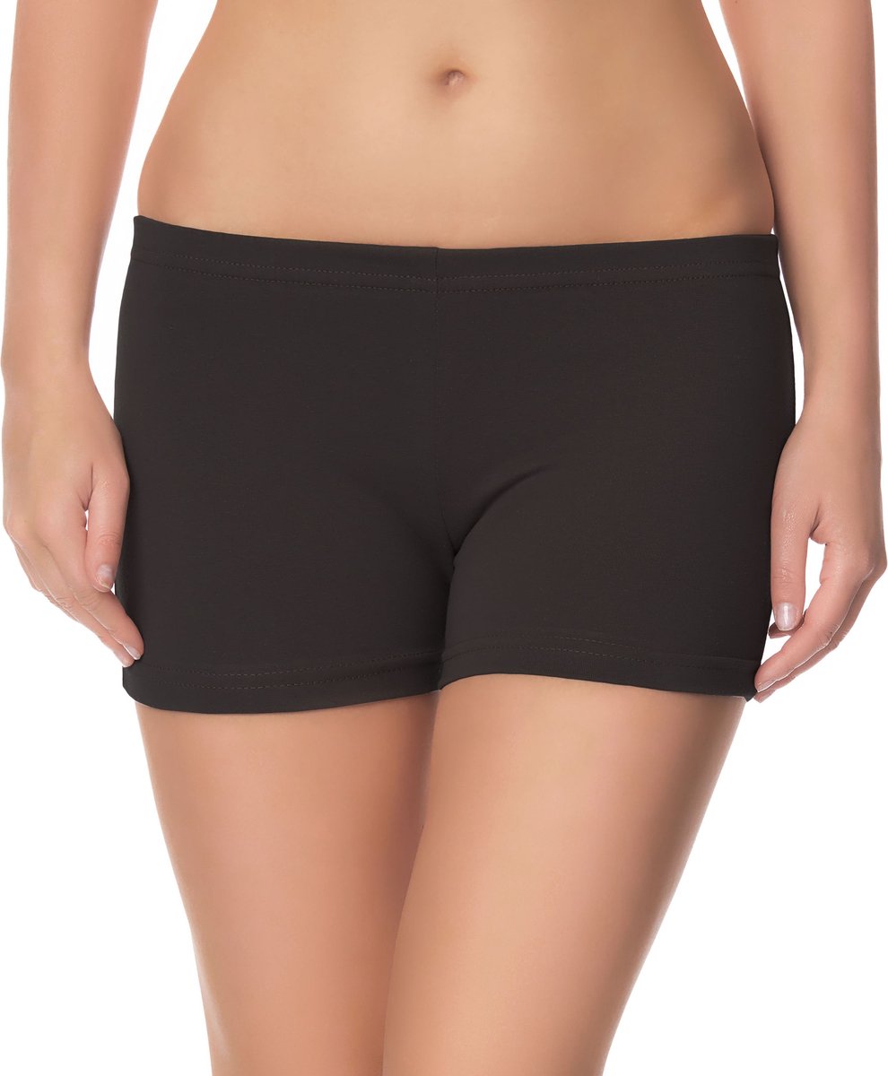 Ladeheid Dames Leggings - Zwangerschapskleding – Kort – Katoen – Antraciet15 – 40/42 LA-MA-Shorts-Short