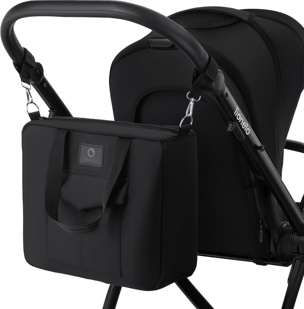 Lionelo Meril 3in1 Kinderwagen - Buggy – XL Reiswieg, Wandelwagen & ADAC-gecertificeerd Autostoeltje – All-Terrain Wielen – Compleet Accessoireset – UPF50+ thumbnail 4