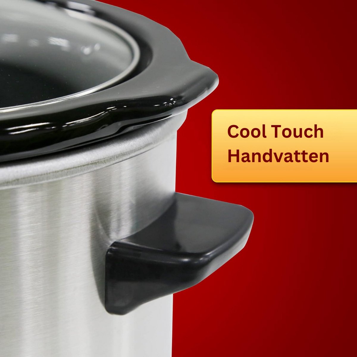 DailySupplies® Slowcooker met Timer - Keramische Binnenpan - Hotpot - Zilver – foto 4