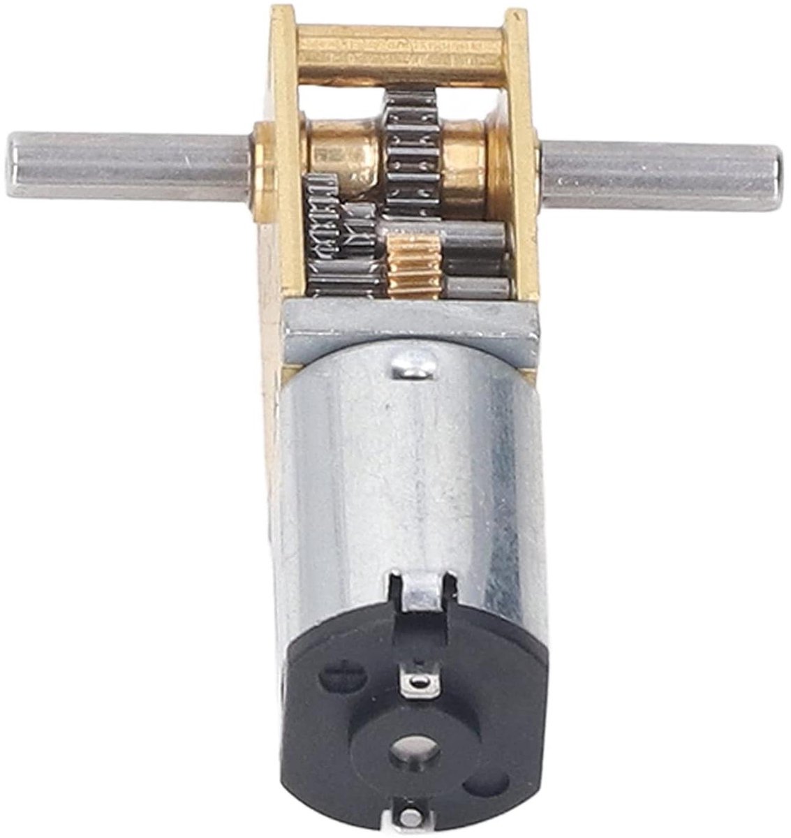 Titel: Dubbele As Gear Motor 53 RPM DC 12 V Snelheidsreductie Motor