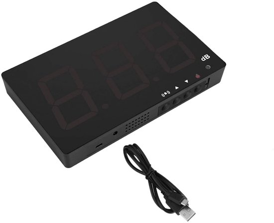 Geluidsniveaumeter, 30 db-130 db, LCD-Display, automatische