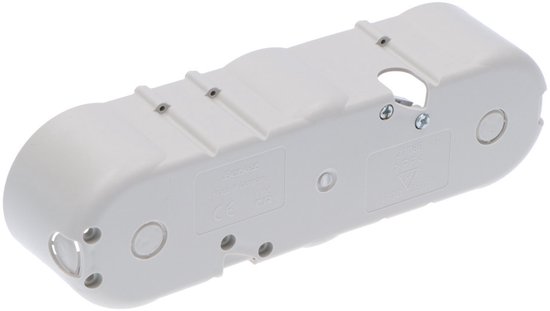 Hager Berker Integro 3-Gang Contact Protection Box Grey - 91933 - E3H67 ...