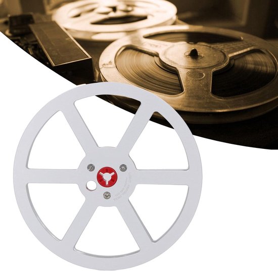 1/4 Inch Aluminiumlegering Lege Tape Reel 6 Gaten Sound Takeup Reel Disc voor Reel to Reel Tape Spelers (SILVER) — afbeelding 4