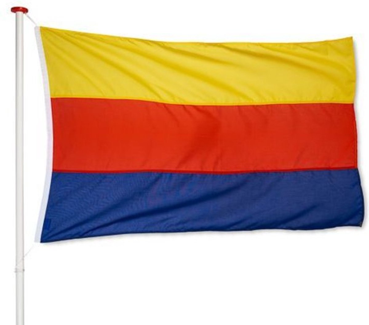 Noord Holland vlag Noord Holland | Noord Hollandse gevelvlag geschikt voor vlaggenstok | afm. 100x150 cm, polyester | VlaggenEnMasten.nl