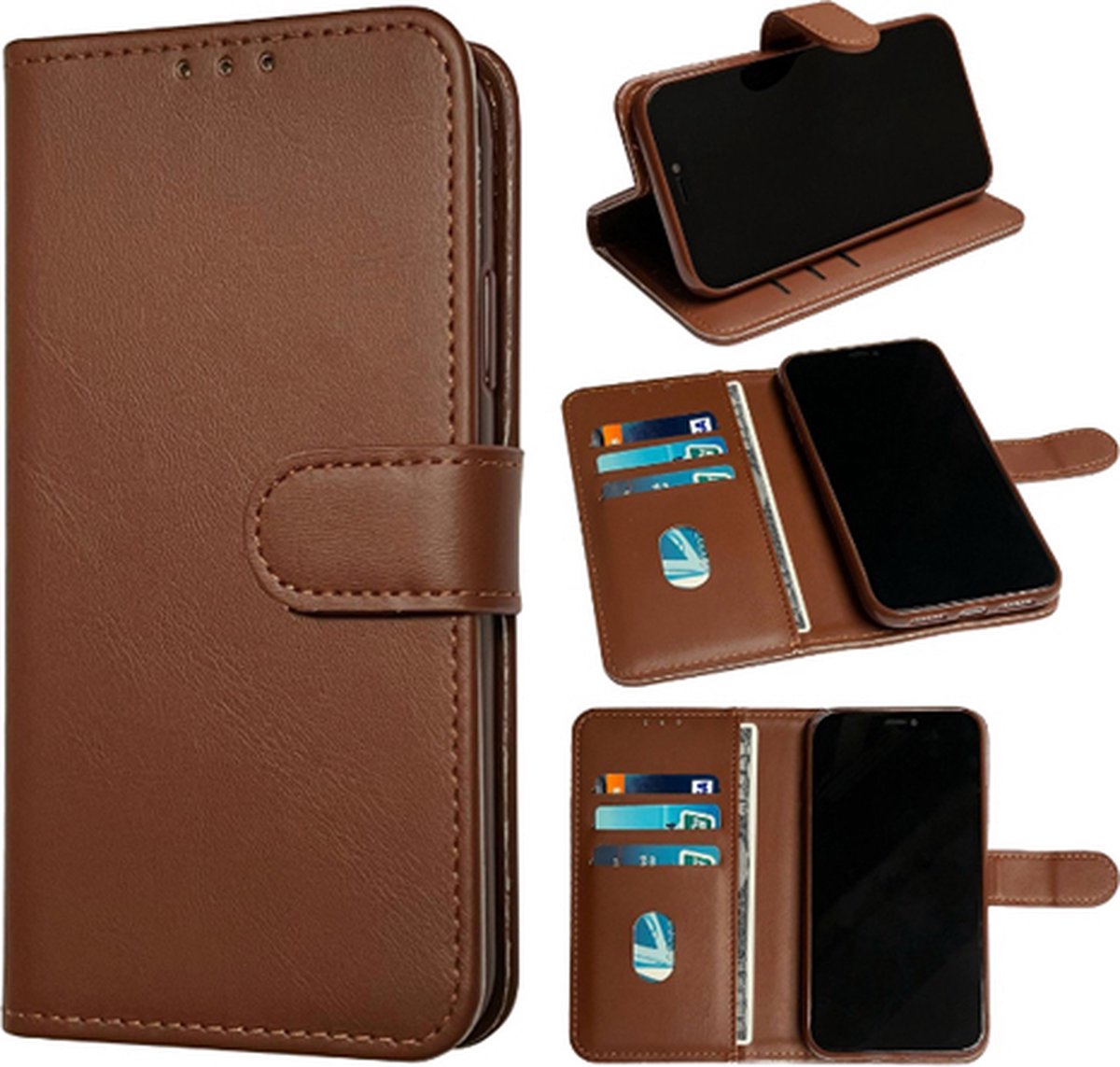 Samsung S24 Plus Fashion Bookcase - Bruin
