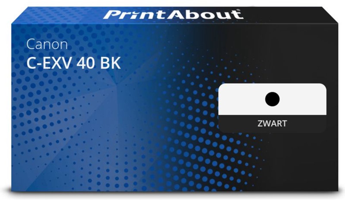 PrintAbout Huismerk Canon C-EXV 40 BK Toner Zwart