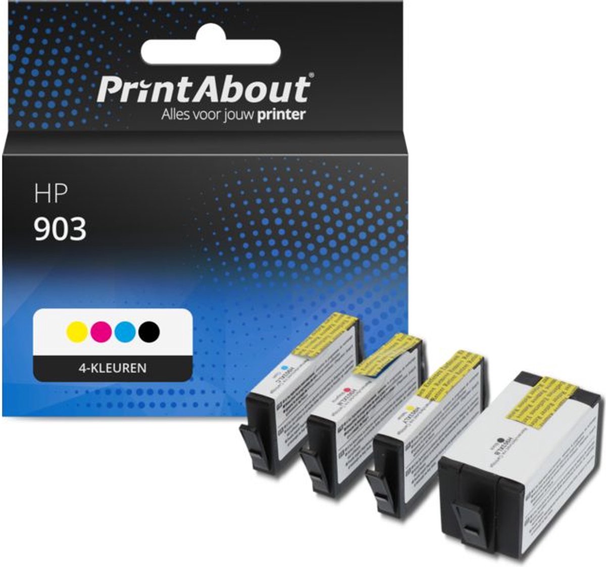PrintAbout Huismerk HP 903 (6ZC73AE) Inktcartridge 4-kleuren Voordeelbundel