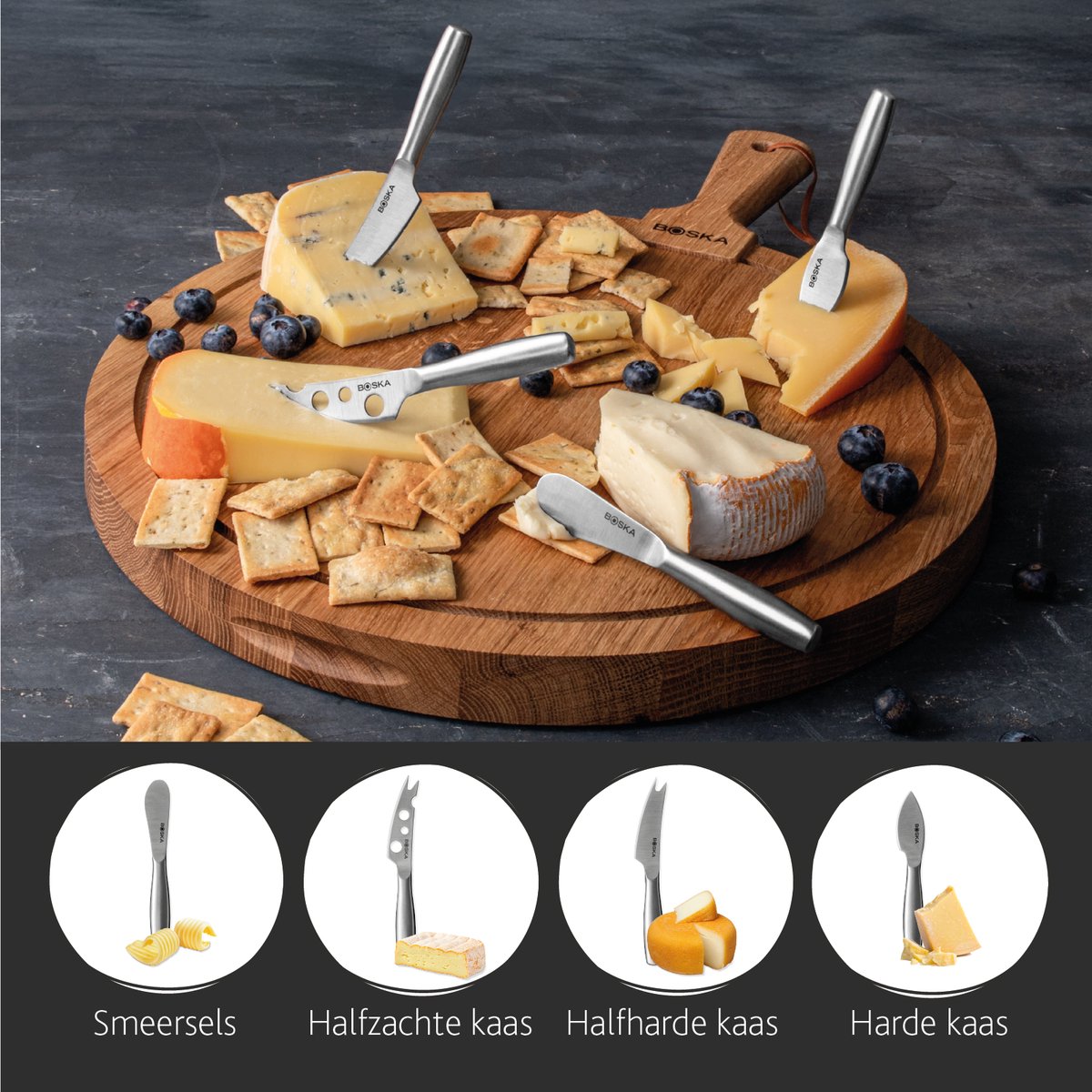 Kaasmessenset Mini Copenhagen van Boska — cadeau in Koken & Dineren - foto 2