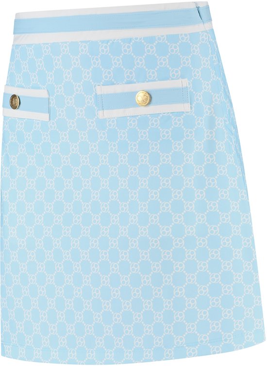 Par 69 Bucci Skirt Light Blue Print