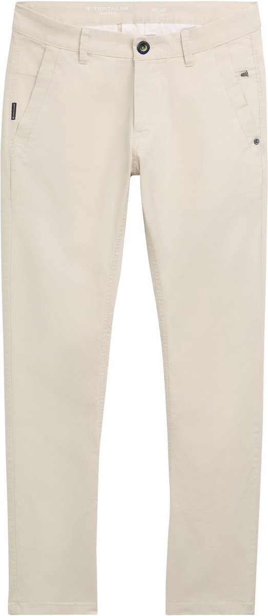 Tom Tailor Heren Chino Broek TAPERED CHINO tapered Beige 30W / 30L Volwassenen
