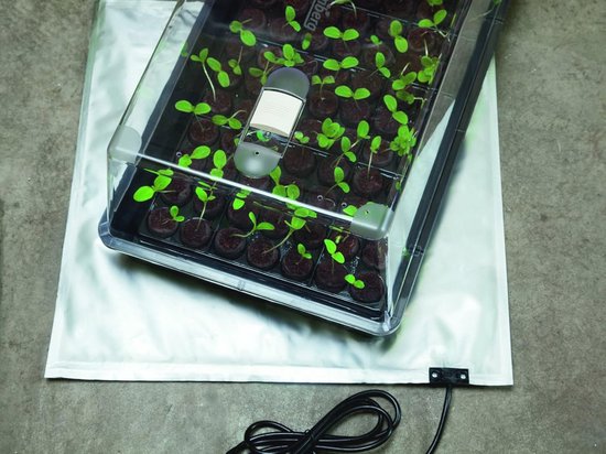 Verwarmingsmat voor binnen, 75 x 75 cm - Ideaal voor Kweektent Temperatuurregeling