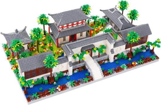 Mini-Bouwblokken – Klassieke Tuinen van Suzhou – 5304 Stuks – Beroemde Architectuur Set