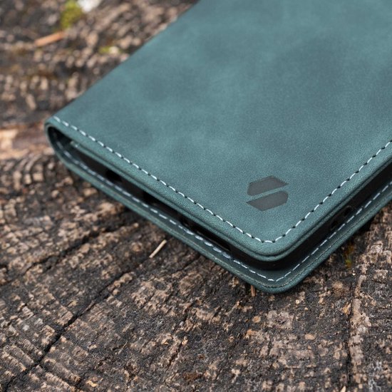 Étui portefeuille Spacecase pour Samsung Galaxy A50 Blauw
