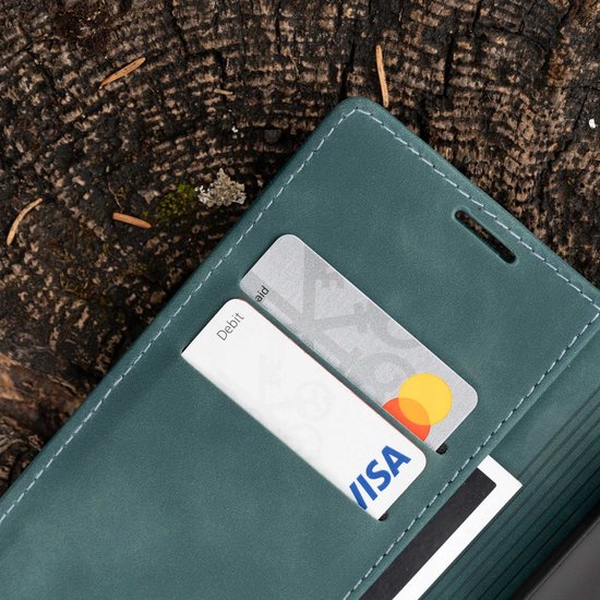 Étui portefeuille Spacecase pour Samsung Galaxy A50 Blauw