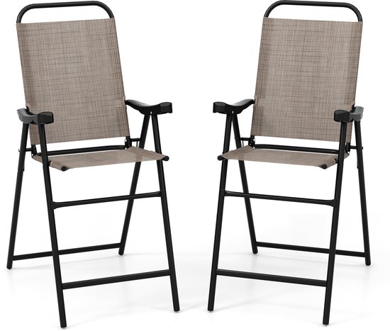 2 HOGE TAFELS & 6 INKLAPBARE BARKRUKKEN (IKEA) MET VERFSPATTEN in 's