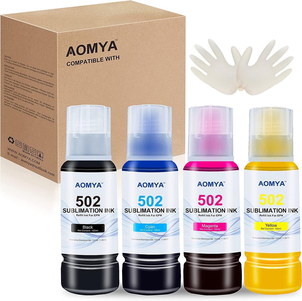 Sublimatie Inktnavulling voor EcoTank Inkjetprinters - Warmte Druk Transfer 400 ml