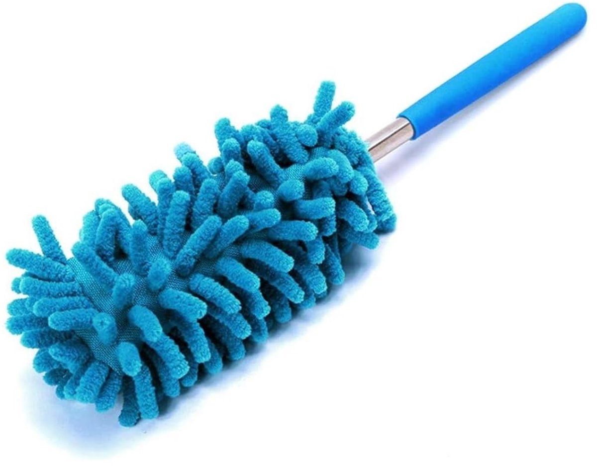 My Ninki ® Uittrekbare Microvezelstofborstel voor Droog en Nat Gebruiken – Verstelbare Lengte van 25 cm tot 75 cm
