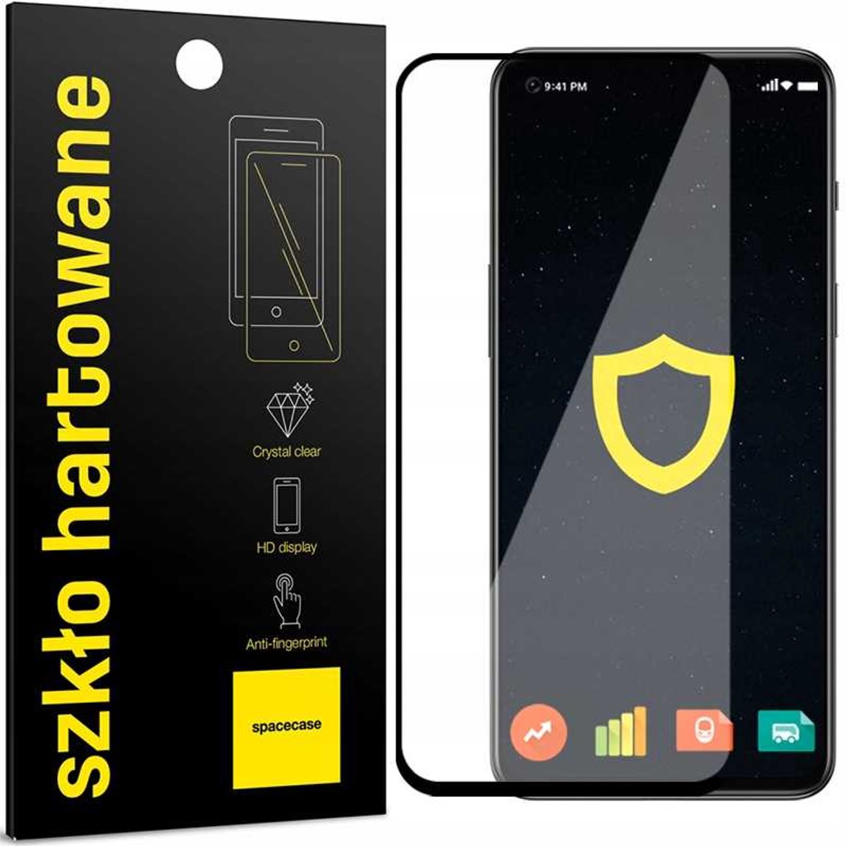 Spacecase 5D Gehard Glas Voor Oneplus Nord 2T Voorschermbescherming