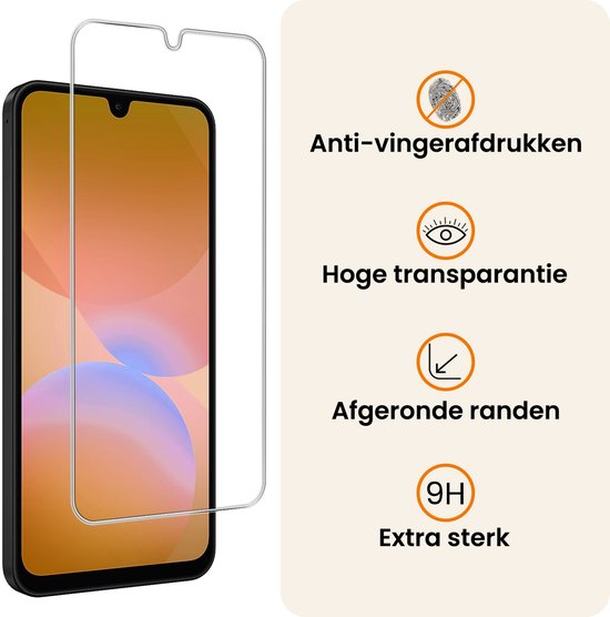 Étui à rabat pour Samsung A26 avec 2 Bookcase de protection d'écran - Or rose