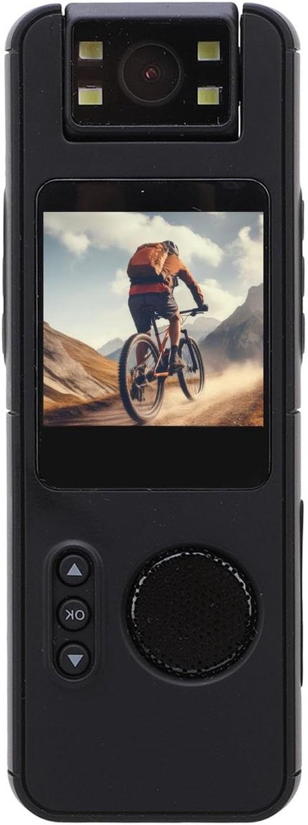 Bodycamera Draagbare Kleine Persoonlijke Camcorder - 1080P HD-video met magnetische achterclip