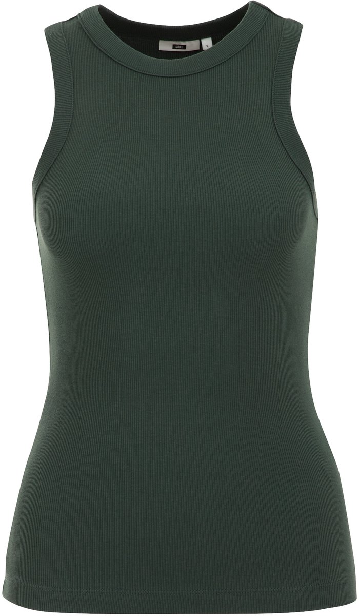 WE Fashion Dames singlet van ribstof