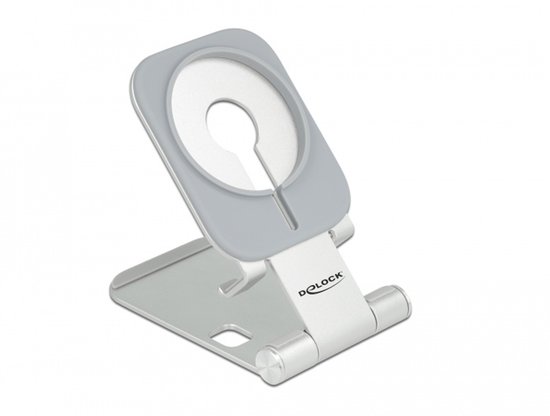 DeLOCK 18426, Mobiele telefoon/Smartphone, Passieve houder, Binnen, Aluminium