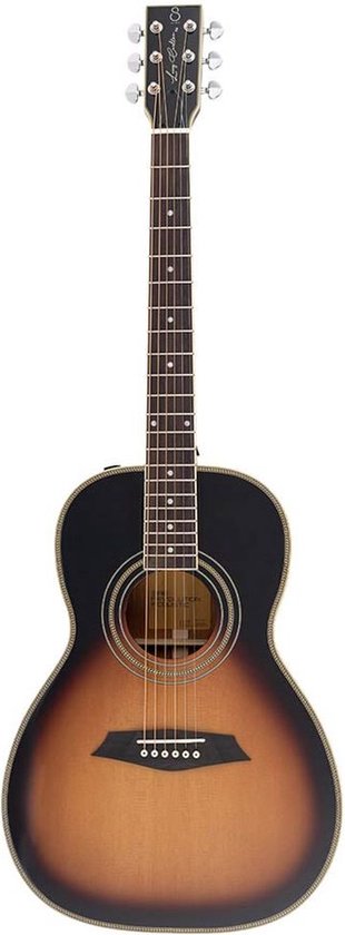 Sire Larry Carlton A4 Parlor Vintage Sunburst elektrisch-akoestische westerngitaar