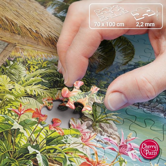Puzzle Vacances Tropical 2000 Pièces